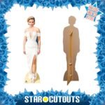 Scarlett Johansson 'White Dress' (American Actress) Lifesize + Mini Cardboard Cutout - Image 2