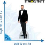 David Beckham 'Smart Black Suit' (English Former Footballer) Lifesize + Mini Cardboard Cutout - Image 3