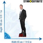 Ryan Gosling 'Black Suit' (Canadian Actor) Lifesize + Mini Cardboard Cutout - Image 3