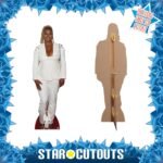Claire Sulmers 'White Outfit' (American Blogger) Lifesize + Mini Cardboard Cutout - Image 2