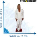 Claire Sulmers 'White Outfit' (American Blogger) Lifesize + Mini Cardboard Cutout - Image 3