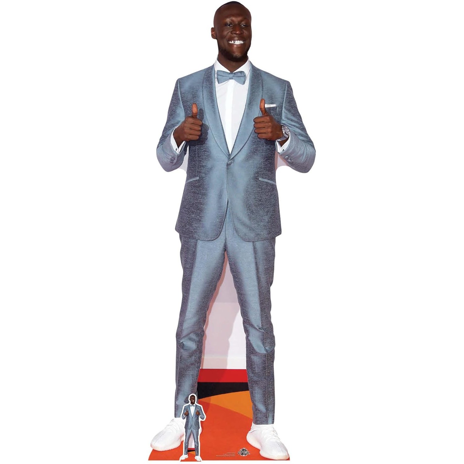 CS810 Stormzy 'Thumbs Up' (English Singer-Songwriter) Lifesize + Mini Cardboard Cutout Stormzy 'Thumbs Up' (English Singer/Songwriter) Lifesize + Mini Cardboard Cutout - Image 1