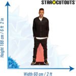 Pierre-Emerick Aubameyang (French Footballer) Lifesize + Mini Cardboard Cutout - Image 3
