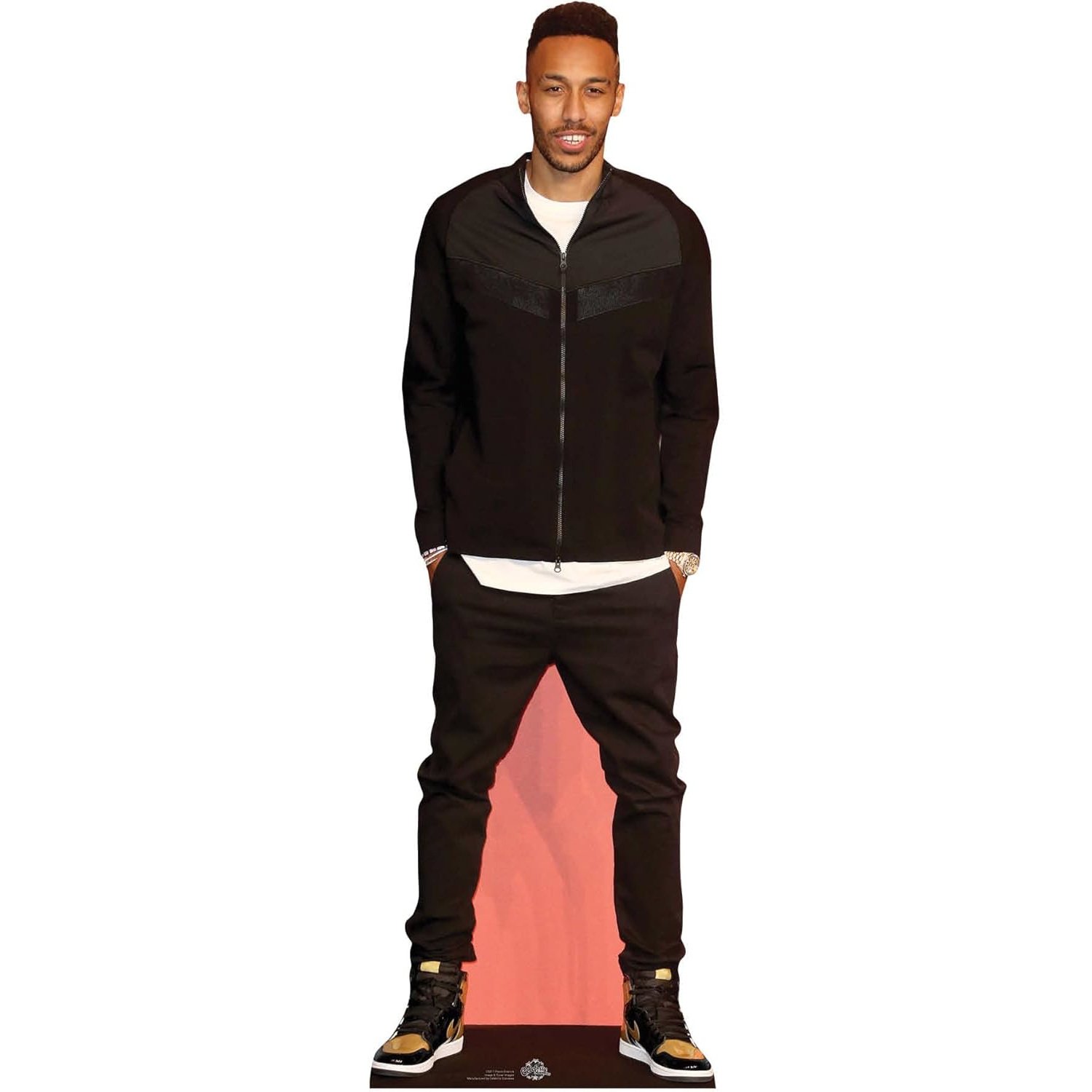 CS811 Pierre-Emerick Aubameyang (French Footballer) Lifesize + Mini Cardboard Cutout Pierre-Emerick Aubameyang (French Footballer) Lifesize + Mini Cardboard Cutout - Image 1