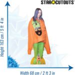 Billie Eilish 'Big Orange Jacket' (American Singer/Songwriter) Lifesize + Mini Cardboard Cutout / Standee - Image 3