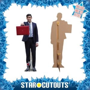 CS833 Rishi Sunak (British Politician) Lifesize + Mini Cardboard Cutout Frame