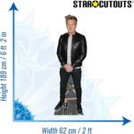 Gordon Ramsay 'Black Jacket' (British Celebrity Chef) Lifesize + Mini Cardboard Cutout - Image 3