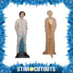 Timothée Chalamet (American/French Actor) Mini Cardboard Cutout - Image 2