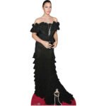 Monica Bellucci 'Black Dress' (Italian Actress & Model) Lifesize + Mini Cardboard Cutout