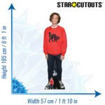 Matthew Gray Gubler 'Red Jumper' (American Actor) Lifesize + Mini Cardboard Cutout - Image 3