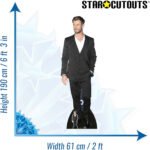 Chris Hemsworth 'White Shirt' (Australian Actor) Lifesize + Mini Cardboard Cutout - Image 3