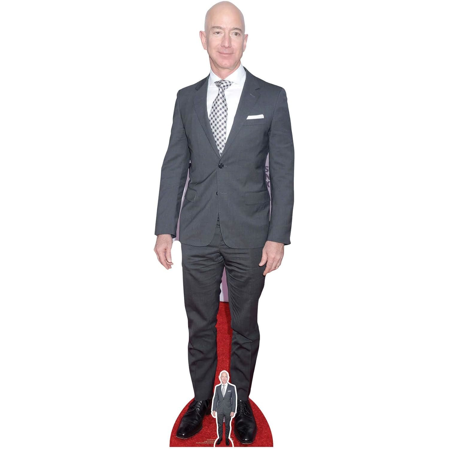 CS864 Jeff Bezos (American Businessman) Lifesize + Mini Cardboard Cutout Jeff Bezos (American Businessman) Lifesize + Mini Cardboard Cutout - Image 1