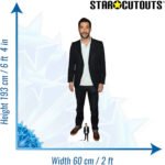 Tom Ellis 'Casual' (Welsh Actor) Lifesize + Mini Cardboard Cutout - Image 3