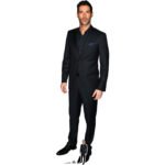 Tom Ellis 'Black Suit' (Welsh Actor) Lifesize + Mini Cardboard Cutout