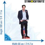 Hugh Grant 'Blue Shirt' (English Actor) Lifesize + Mini Cardboard Cutout - Image 3
