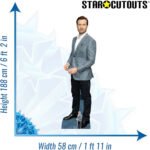 Clive Standen 'Grey Jacket' (English Actor) Lifesize + Mini Cardboard Cutout - Image 3