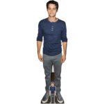 Dylan O'Brien 'Blue Shirt' (American Actor) Lifesize + Mini Cardboard Cutout