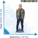 Ed Sheeran 'Green Jacket' (English Singer/Songwriter) Lifesize + Mini Cardboard Cutout / Standee - Image 3