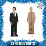 Paul Rudd 'Black Suit' (American Actor) Lifesize + Mini Cardboard Cutout / Standee - Image 2