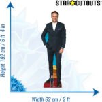 Sam Heughan 'Black Suit' (Scottish Actor) Lifesize + Mini Cardboard Cutout / Standee - Image 3