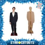 Andrew Garfield 'Black Suit' (English/American Actor) Lifesize + Mini Cardboard Cutout / Standee - Image 2