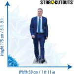 Keir Starmer 'Blue Suit' (UK Prime Minister) Lifesize + Mini Cardboard Cutout / Standee - Image 3