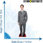 Andrew Garfield 'Grey Suit' (English/American Actor) Lifesize + Mini Cardboard Cutout / Standee - Image 3