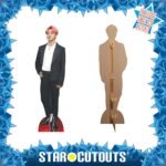 Park Ji-min 'Jimin' Smart Jacket (South Korean Singer/Songwriter) Lifesize + Mini Cardboard Cutout / Standee - Image 2