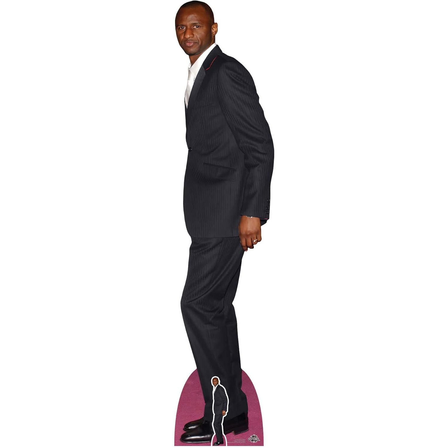 CS965 Patrick Vieira (Senegal Football Manager) Lifesize + Mini Cardboard Cutout Standee Patrick Vieira (Senegal Football Manager) Lifesize + Mini Cardboard Cutout / Standee - Image 1