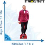 Daniel Craig 'Red Velvet Jacket' (English Actor) Lifesize + Mini Cardboard Cutout / Standee - Image 3