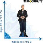 Chris Pratt 'Black Jacket' (American Actor) Lifesize + Mini Cardboard Cutout / Standee - Image 3