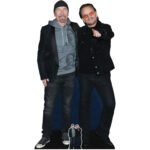 Bono & The Edge 'U2' (Singer/Songwriters) Lifesize + Mini Cardboard Cutout / Standee