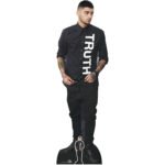 Zayn Malik 'Black Outift' (English Singer) Lifesize + Mini Cardboard Cutout / Standee