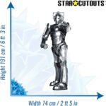 Cyberman (Doctor Who) Official Lifesize Cardboard Cutout / Standee - Image 3