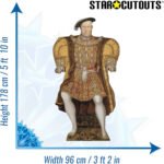 King Henry VIII 'Former King of England' (British Royal Family) Lifesize Cardboard Cutout / Standee - Image 3