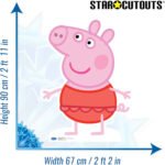 Peppa Pig 'Swimsuit' (Peppa Pig) Official Small Cardboard Cutout / Standee - Image 3