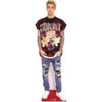 Justin Bieber 'Ripped Jeans' (Canadian Singer) Official Lifesize + Mini Cardboard Cutout / Standee
