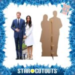 Prince Harry & Meghan Markle (British Royal Family) Lifesize + Mini Cardboard Cutout / Standee - Image 2