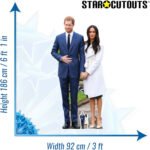 Prince Harry & Meghan Markle (British Royal Family) Lifesize + Mini Cardboard Cutout / Standee - Image 3