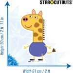 Gerald Giraffe (Peppa Pig) Official Small Cardboard Cutout / Standee - Image 3