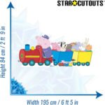 Grandpa Pig's Train (Peppa Pig) Official Large + Mini Cardboard Cutout / Standee - Image 3