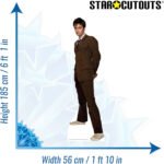 The Tenth Doctor (Brown Suit) 'David Tennant' (Doctor Who) Official Lifesize Cardboard Cutout / Standee - Image 3