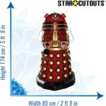 Supreme Dalek 'Red' (Doctor Who) Official Lifesize Cardboard Cutout / Standee - Image 3