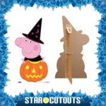 Peppa Pig 'Halloween Pumpkin & Magical Hat' (Peppa Pig) Official Small Cardboard Cutout / Standee - Image 2