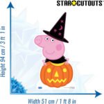 Peppa Pig 'Halloween Pumpkin & Magical Hat' (Peppa Pig) Official Small Cardboard Cutout / Standee - Image 3