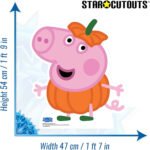 George Pig 'Halloween' (Peppa Pig) Official Small Cardboard Cutout / Standee - Image 3