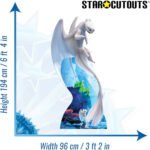 Light Fury 'White Dragon' (How To Train Your Dragon) Official Large + Mini Cardboard Cutout / Standee - Image 3