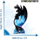 Toothless 'Night Fury Soars' (How To Train Your Dragon) Official Large + Mini Cardboard Cutout / Standee - Image 3