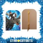 Toothless, Hiccup, Stormfly & Astrid (How To Train Your Dragon) Official Child Size Stand-In Cardboard Cutout / Standee - Image 2
