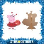 Peppa Pig 'Ladybird Costume' (Peppa Pig) Official Small Cardboard Cutout / Standee - Image 2